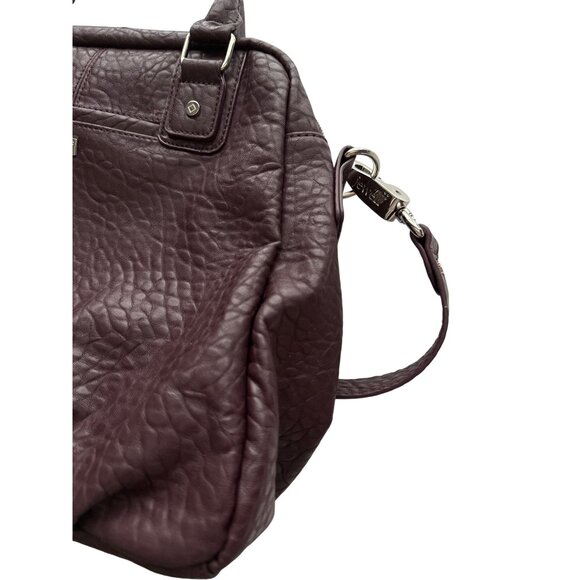 Thirty-One Purple Leather Tote Couture Street NEW Jewell & Gems Vintage 2 Way - Picture 3 of 9